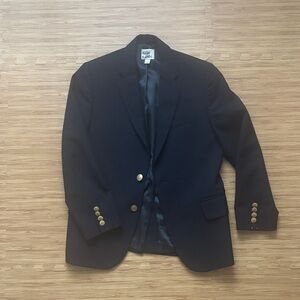 Lands End Navy Boys Blazer with Gold Buttons size 10